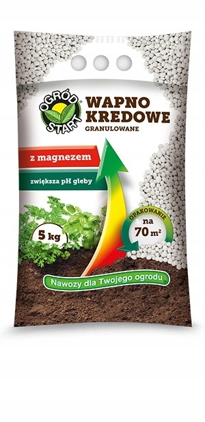 

Ogród Start Wapno Kredowe Odkwaszające Glebę 5kg