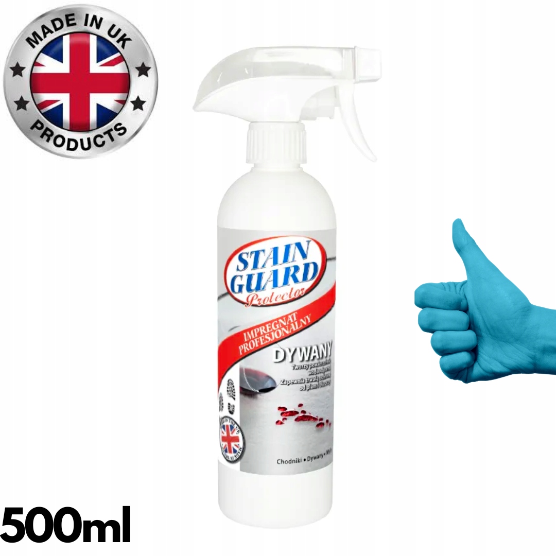 Stain Guard Dywany– Impregnat do dywanów i wykładzin Produkt z Uk