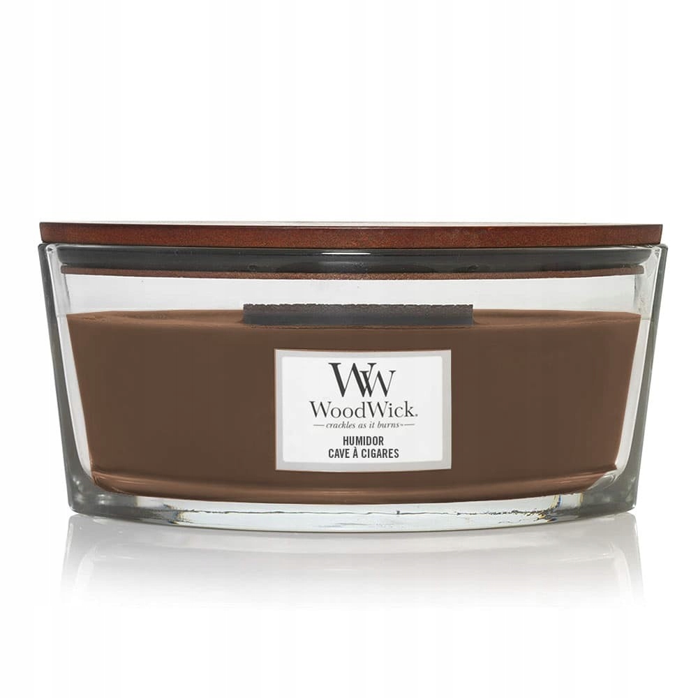 

Świeca zapachowa WoodWick Humidor Elipsa 453,6g