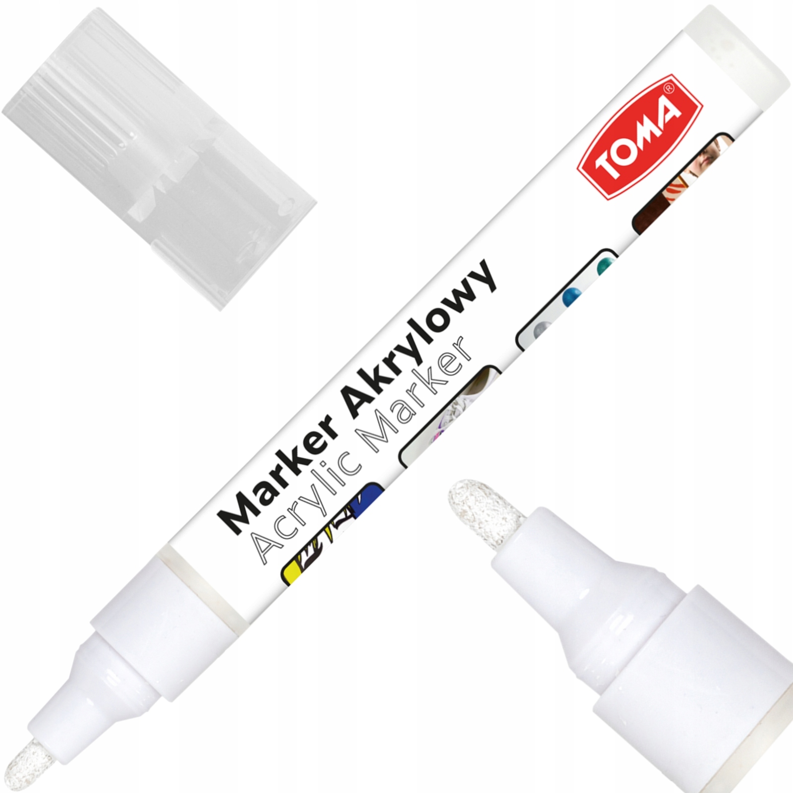 

Marker Akrylowy Toma TO-402 2,5mm biały