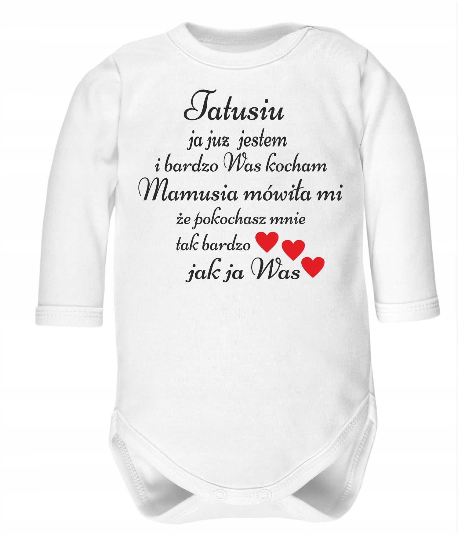 

Body niemowlęce Tatusiu jestem, narodziny dziecka