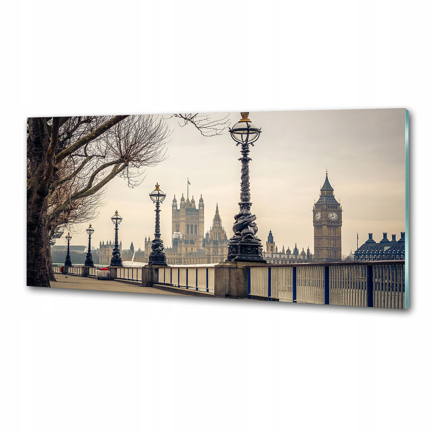 Panel do kuchyne Londýn na jeseň 125x50 cm Lepidlo