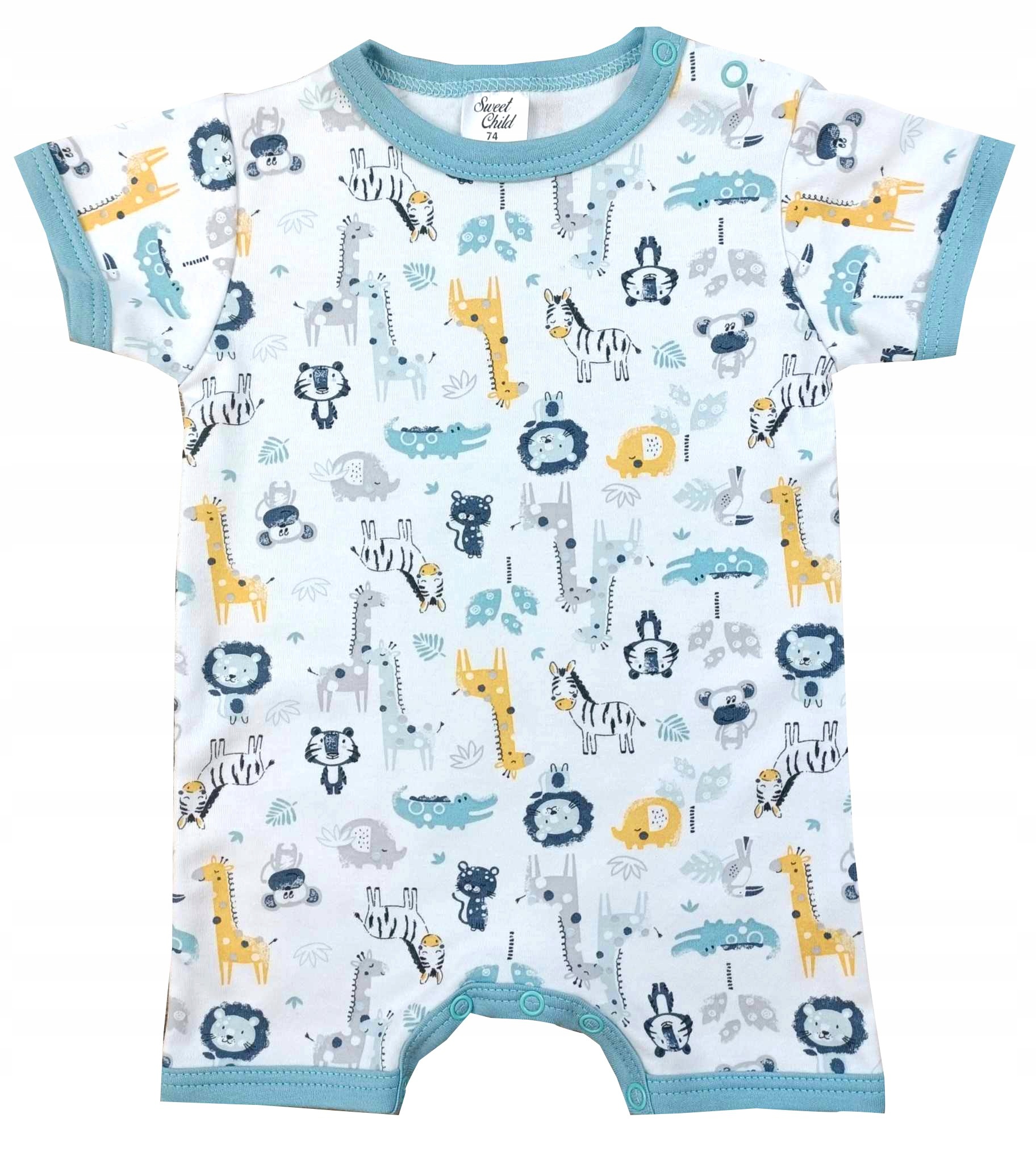 Rampers LETNI niemowlęcy r. 80 pajac SweetChild