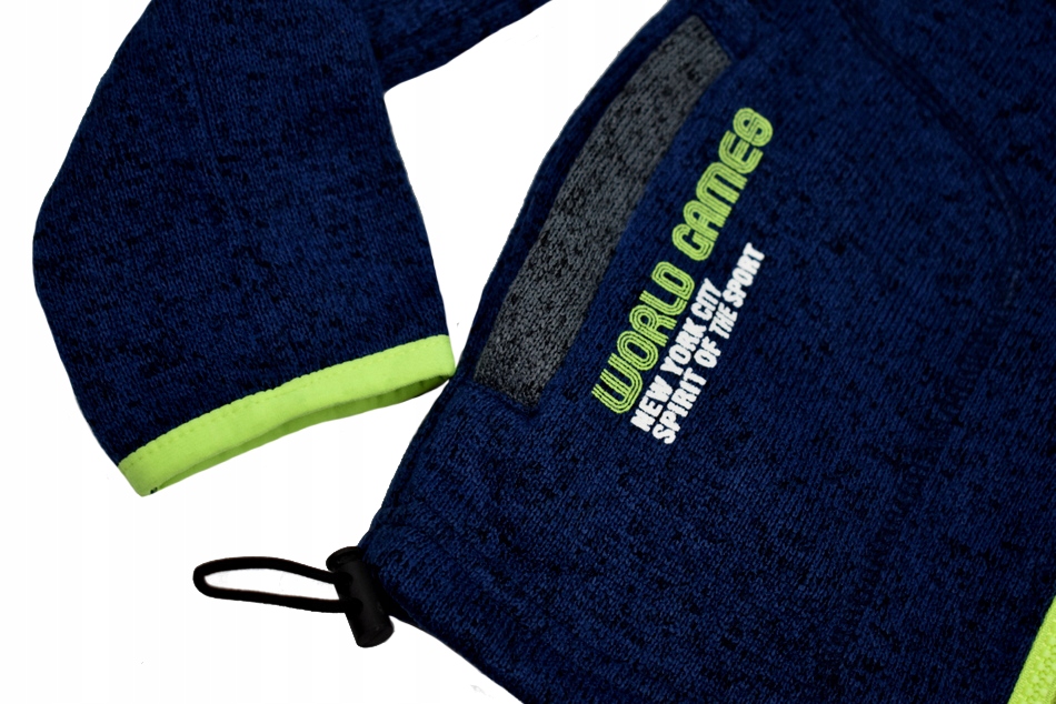 LUSA Nowa modna BLUZA Granatowa Wiosna - 110/116 Rozmiar (new) 110 (105 - 110 cm)