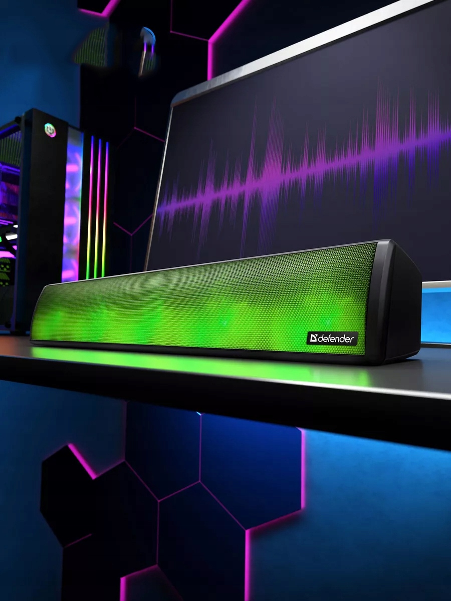 GŁOŚNIK DEFENDER SOUNDBAR Z8 10W LED BLUETOOTH — 15