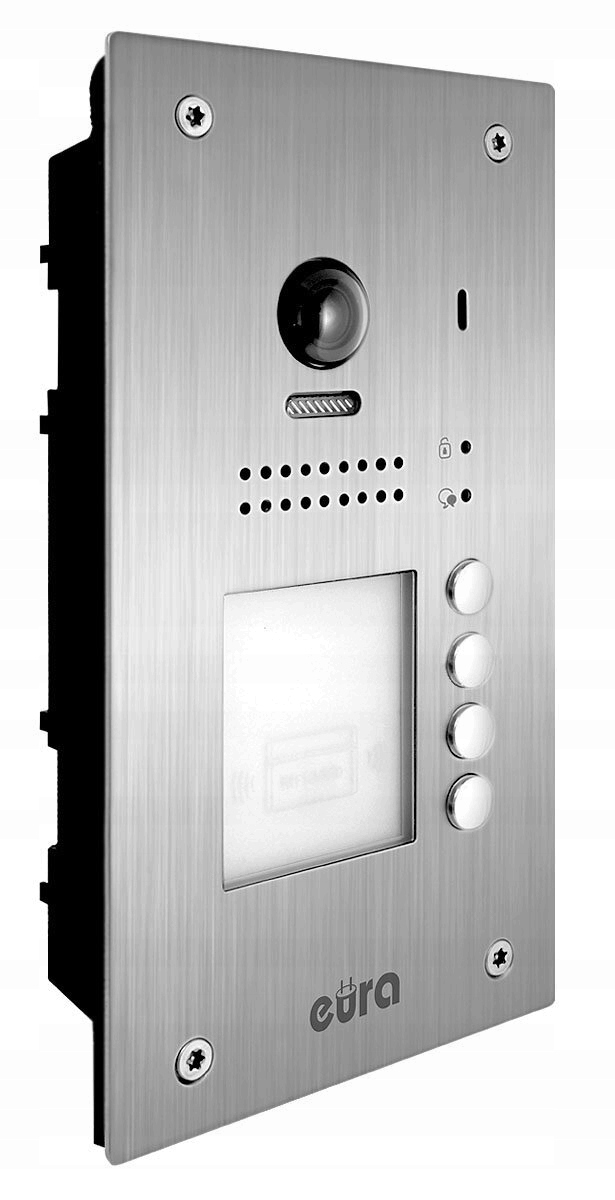 Venkovní modulární kazeta Videodomofonu Eura VDA-86A5 2EASY 4-místná