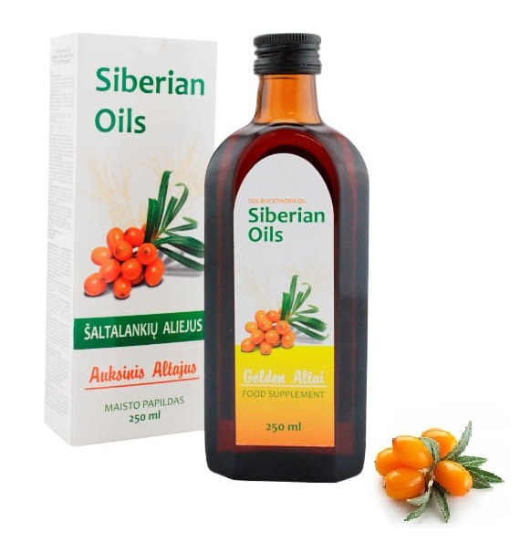 

Olej rokitnikowy z rokitnika syberyjskiego 250ml