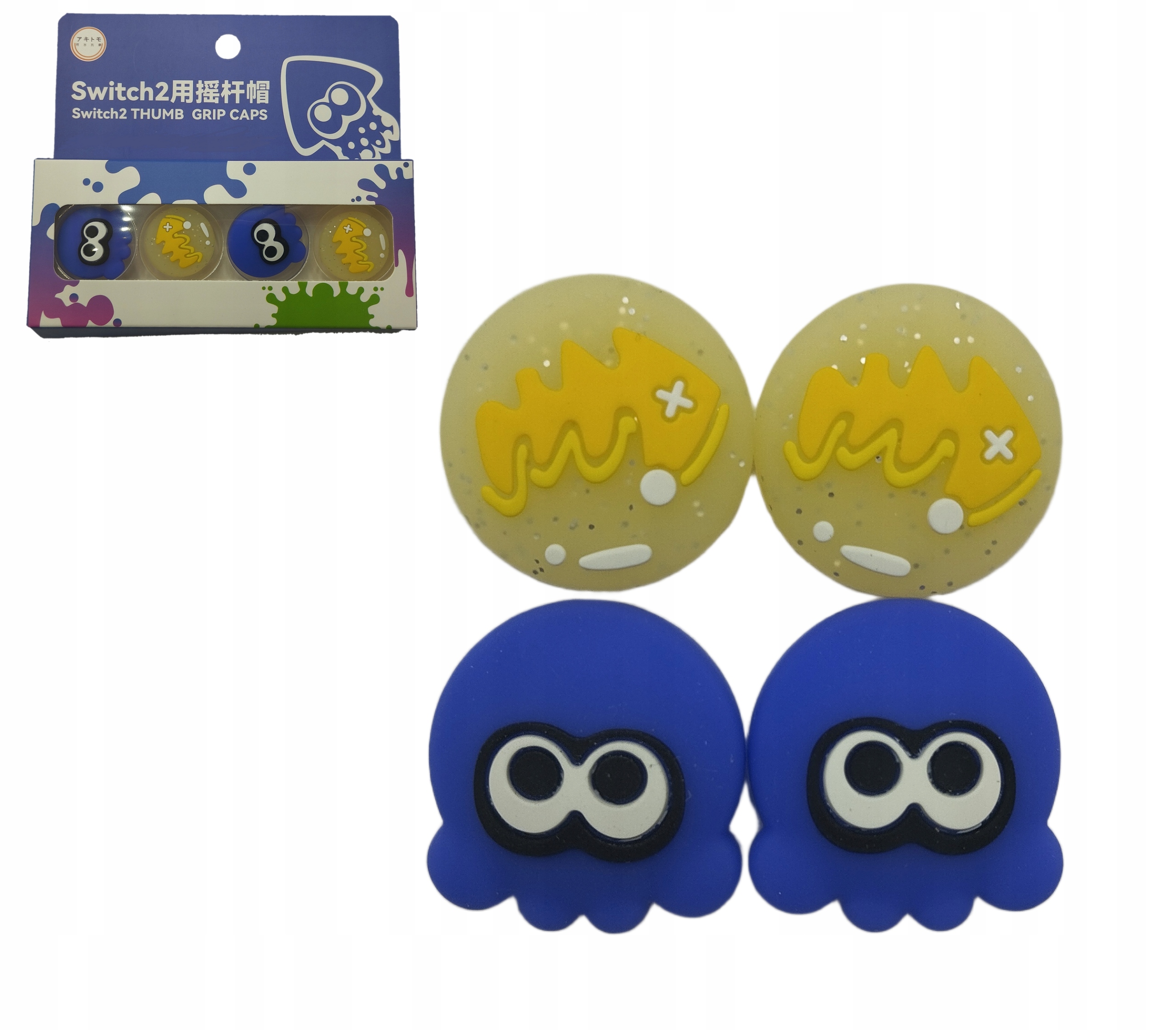 GUMKI NAKŁADKI GRIPY NA GRZYBKI JOY-CON 4-PACK DO KONSOLI NINTENDO SWITCH 2
