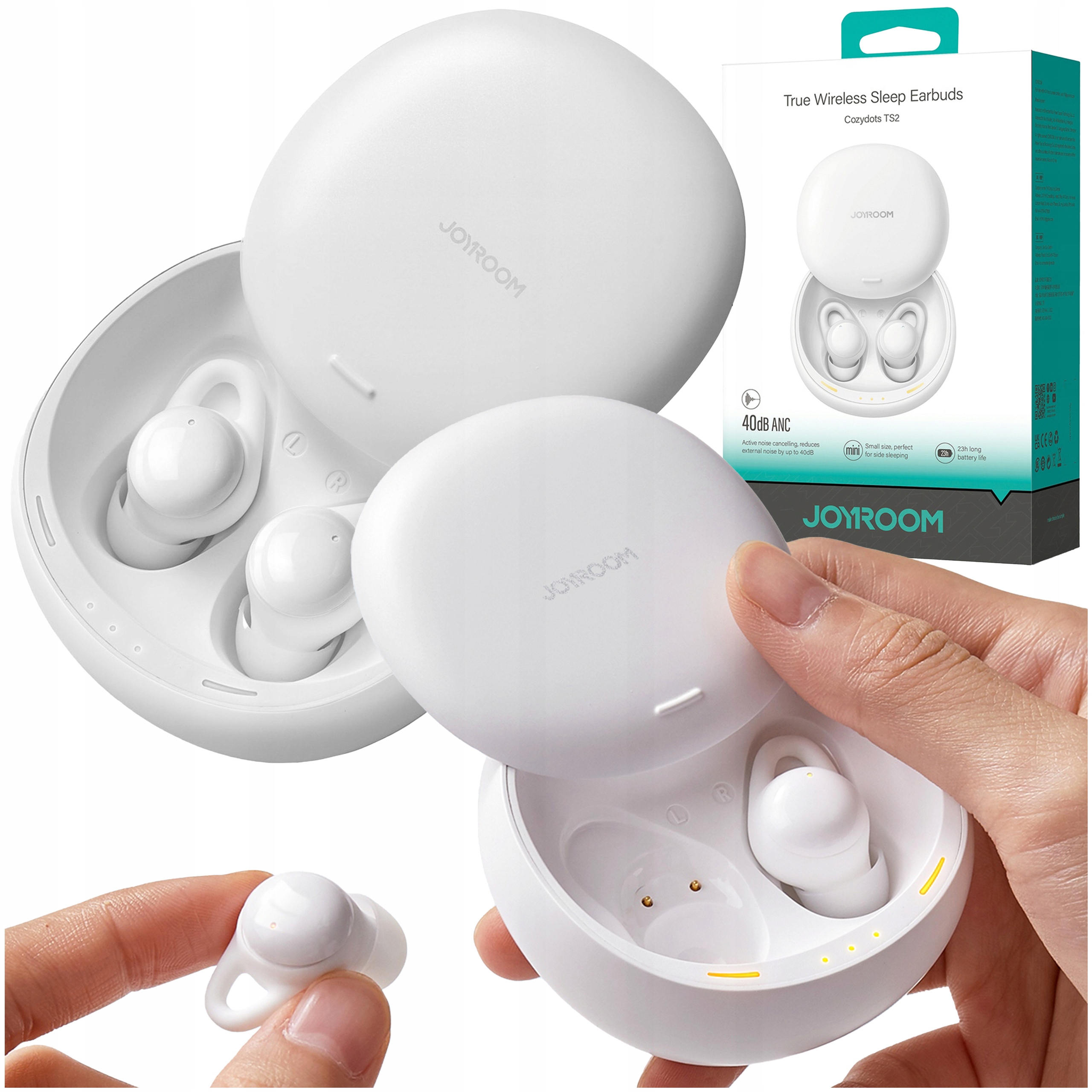 Suchawki Bezprzewodowe Do Spania Douszne Tws Bluetooth Z Redukcją Hałasu