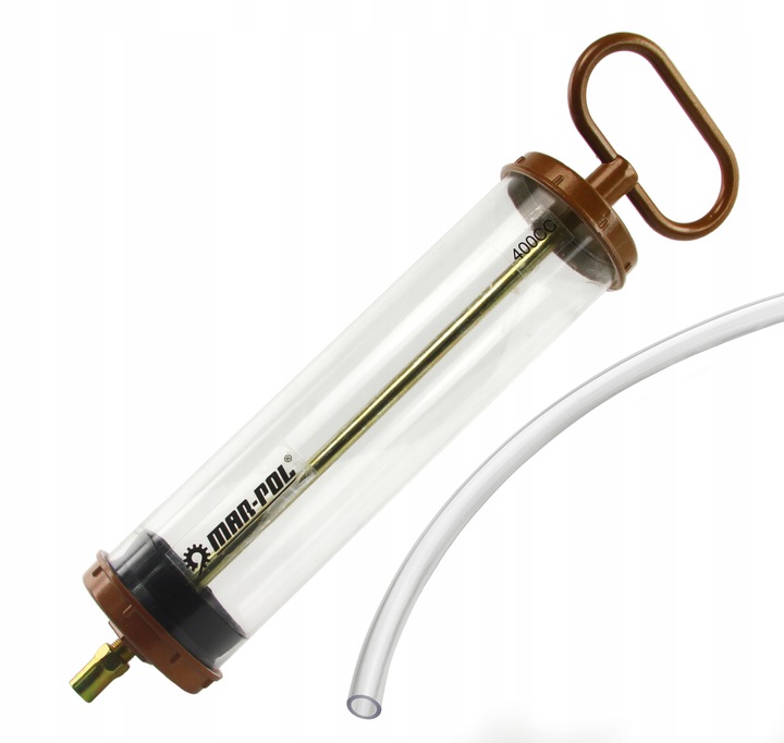 ODSYSARKA WYSYSARKA OLEJU 400ml POMPKA OLEJU PŁYNU 0,4 L STRZYKAWKA Waga produktu z opakowaniem jednostkowym 0.2 kg