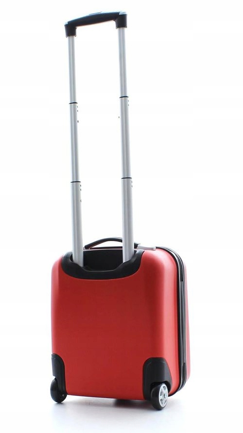 Mała walizka torba na 2 kołach z ABS Bubule Model ABS RED