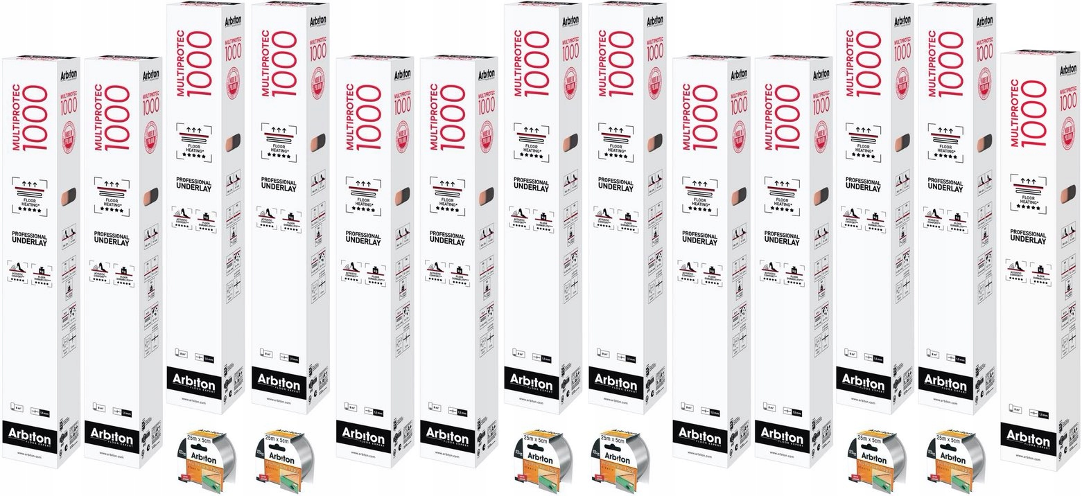 

Multiprotec 1000 ogrzewanie podłogowe 104m2 +6taśm