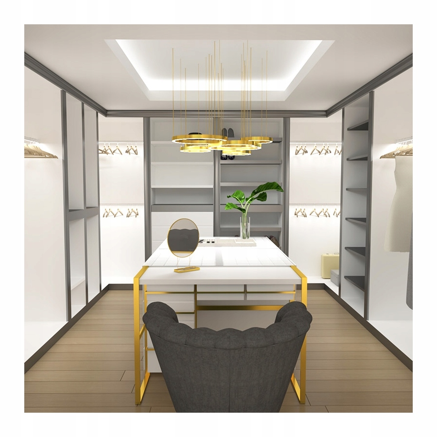 Drążek Ubraniowy Aluminiowy Profil LED do Taśm 5mm Rura do Szafy 2m Marka Moderix