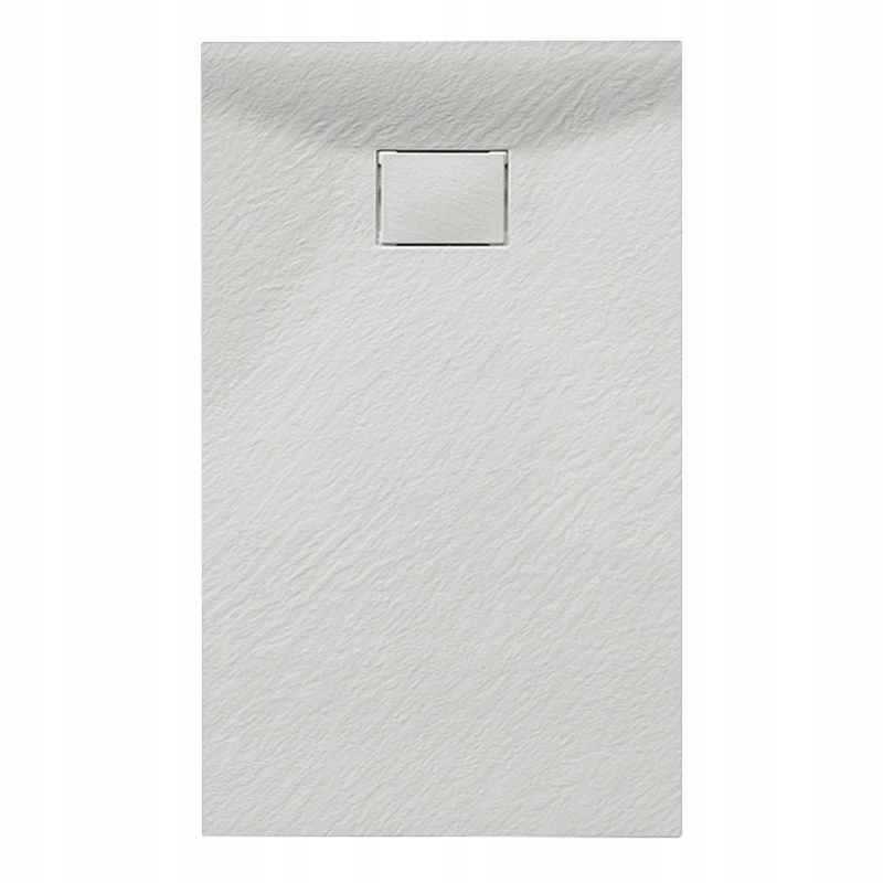 Brodzik Prysznicowy Struktura Kamienia Prostokątny Juko Biały 90x80 CM