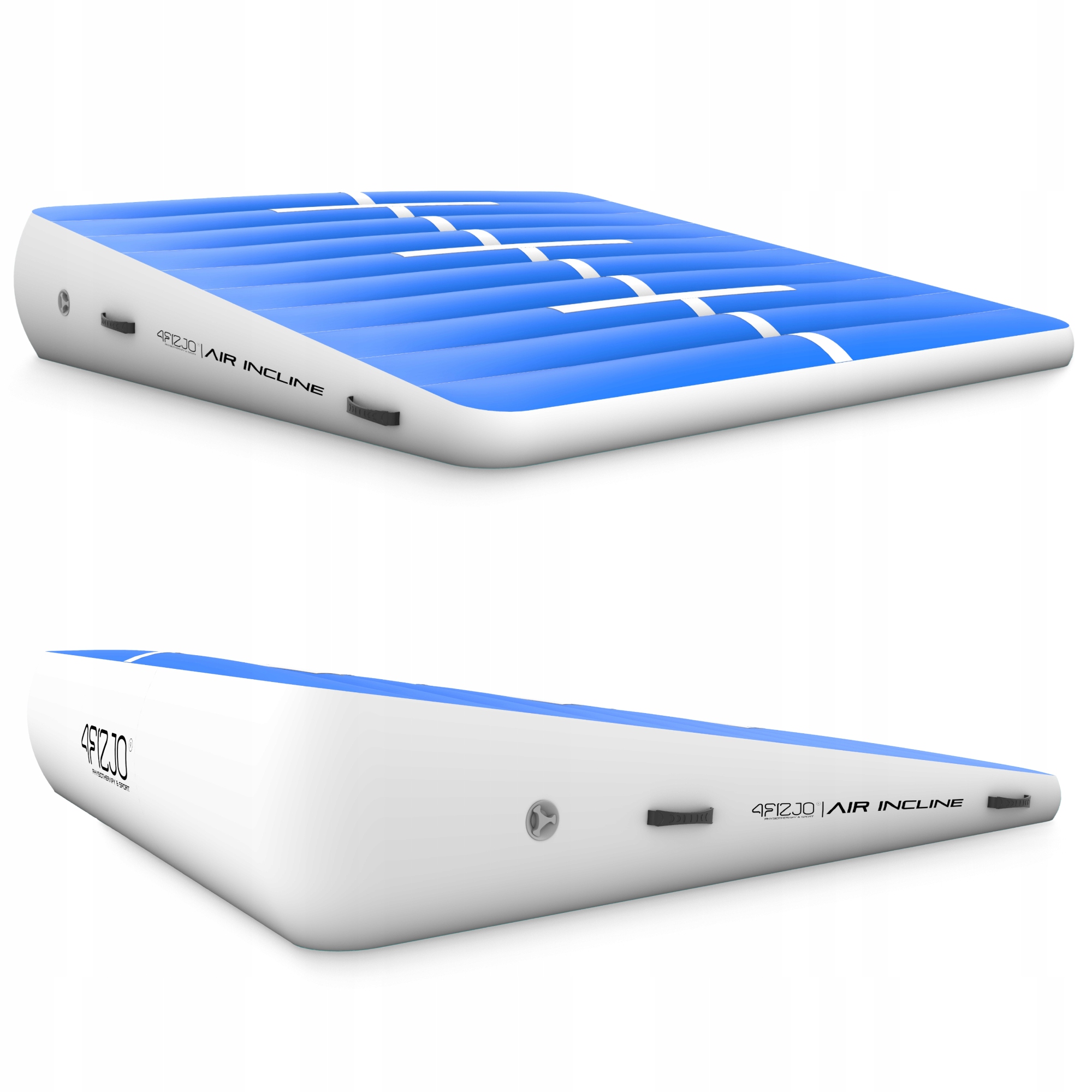 Skos Akrobatyczny Skośny Materac Air Incline Gimnastyczny Pompka 2x2x0,4 m