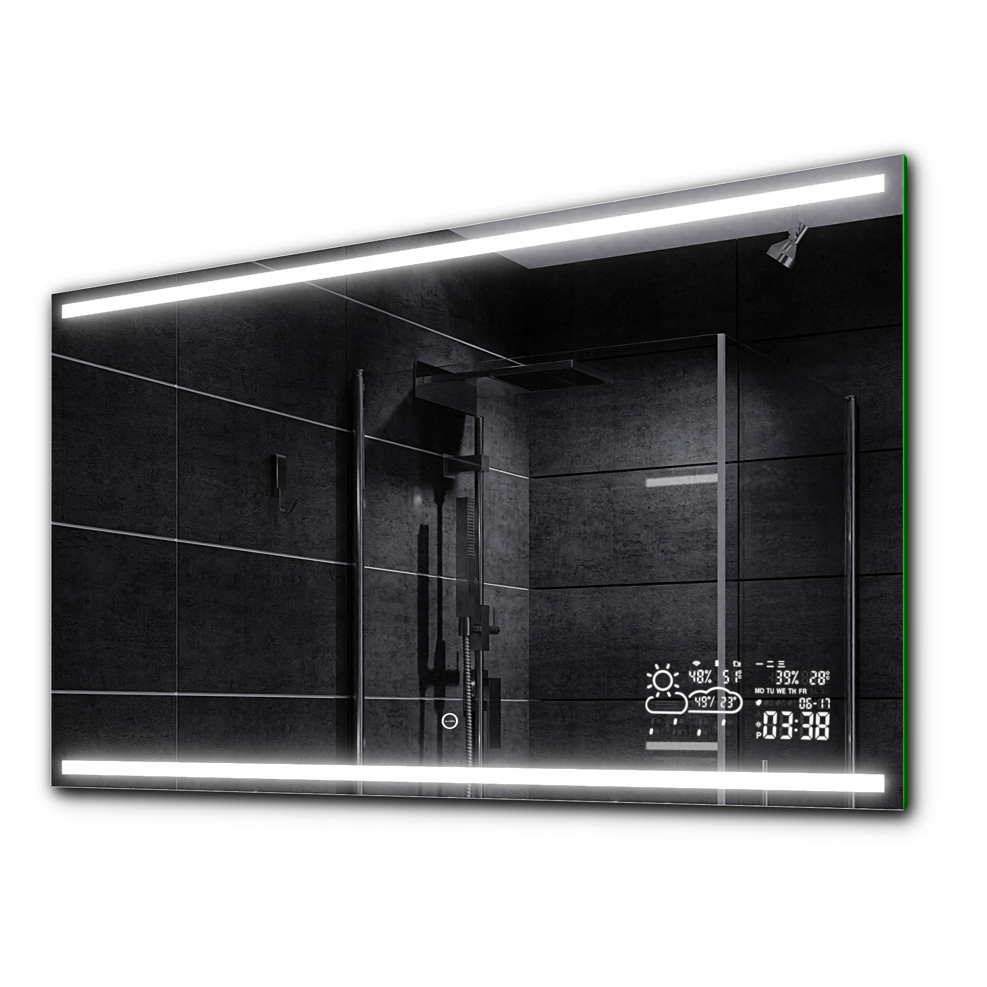 

Lustro łazienka Led +pogoda dotyk 140x80 Denver