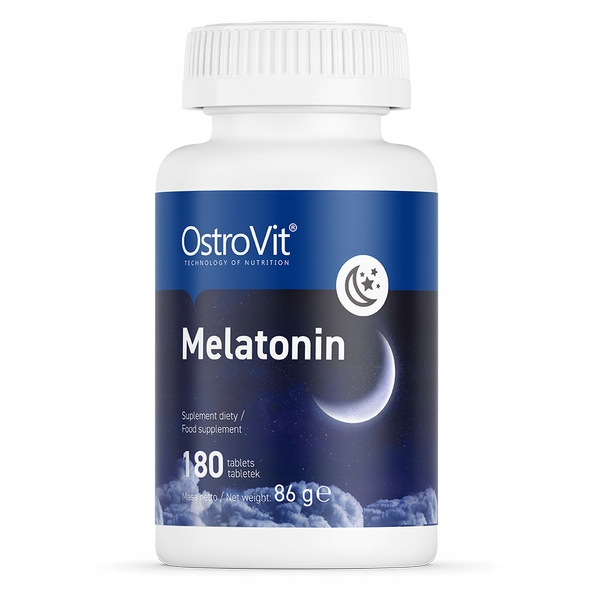 

Melatonina Zdrowy Sen Bezsenność OstroVit 180 tab