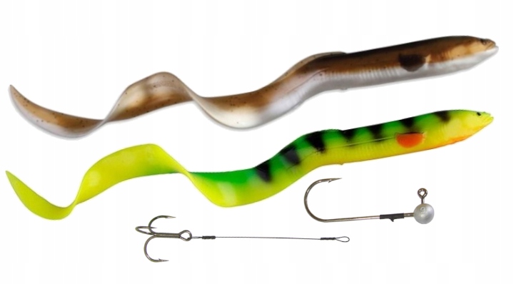 

Savage Gear Węgorz Real Eel 20cm 2+2 Firetiger Oli