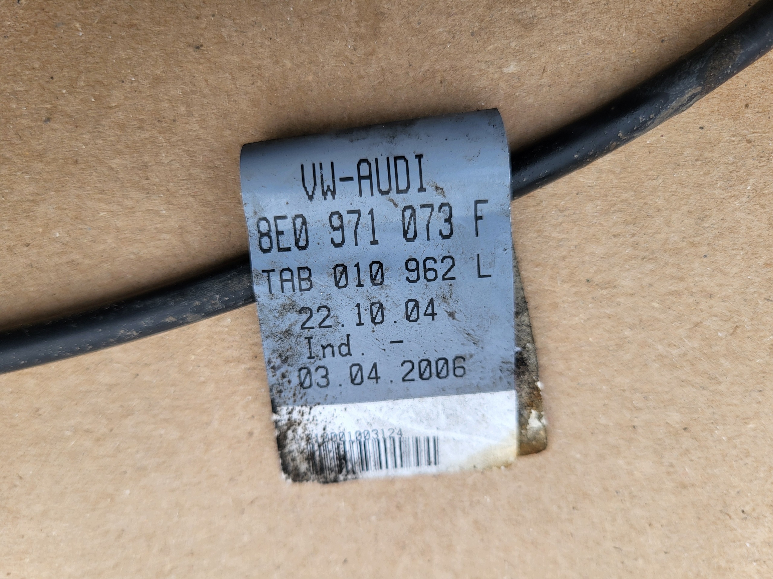 cablaggio cablaggio VENTOLE OSSATURA Anteriore WTYCZKI AUDI A4 B7 B6 8E