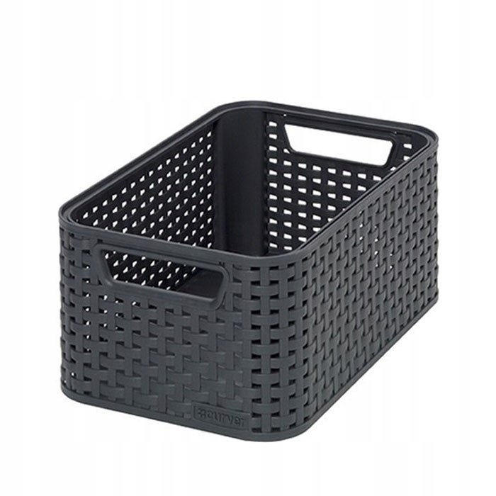 

Curver Rattan S 205826 Koszyk Kosz Szary Pudełko