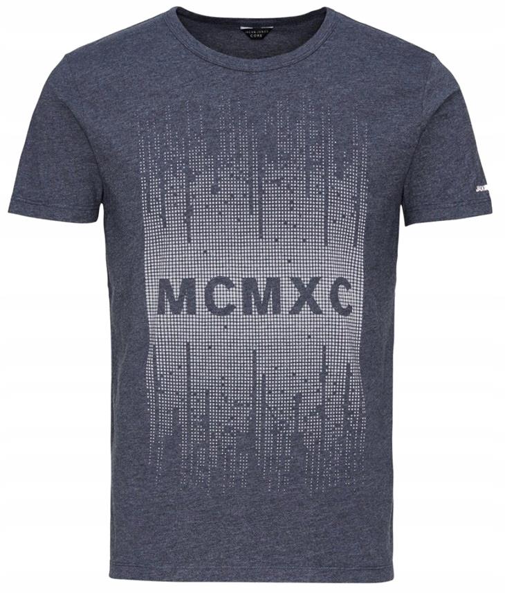 

Ciemny Szary T-shirt koszulka Jack Jones nadruk M