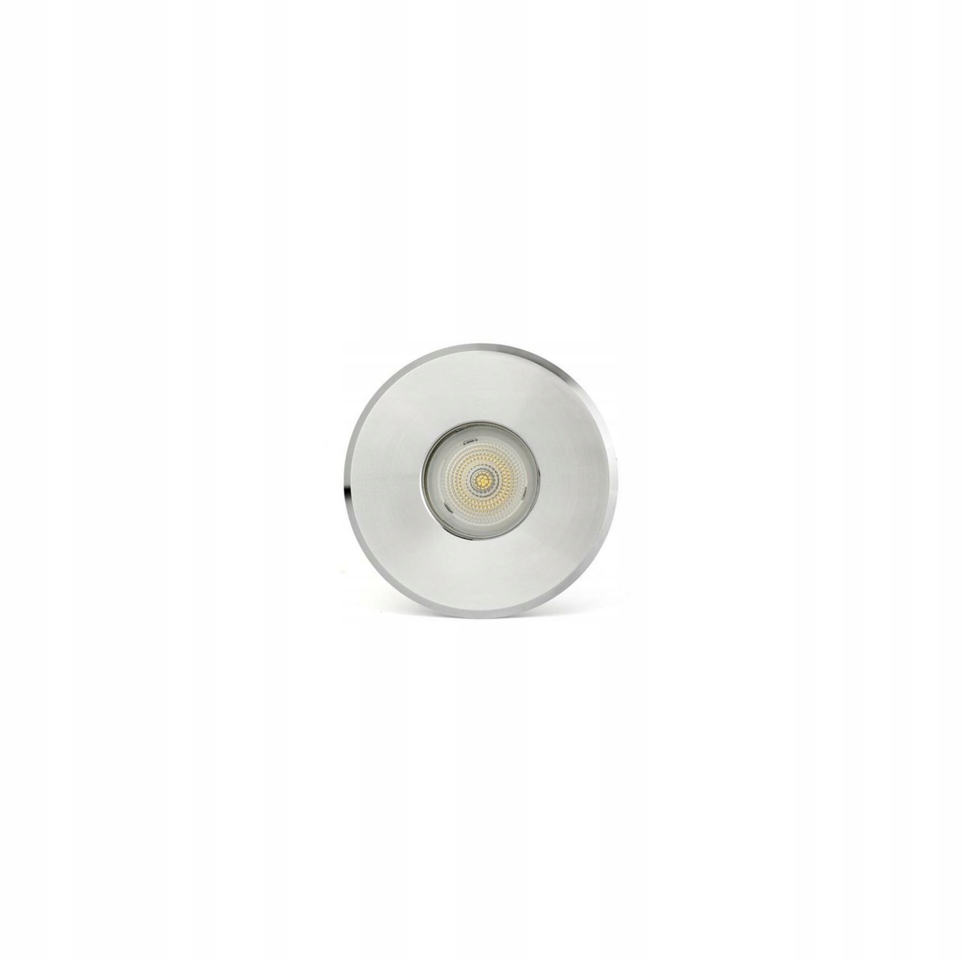 Zapustené Led svietidlo Faro Nok 68 do bazéna, matný nikel, IP68, 5W, 4000K