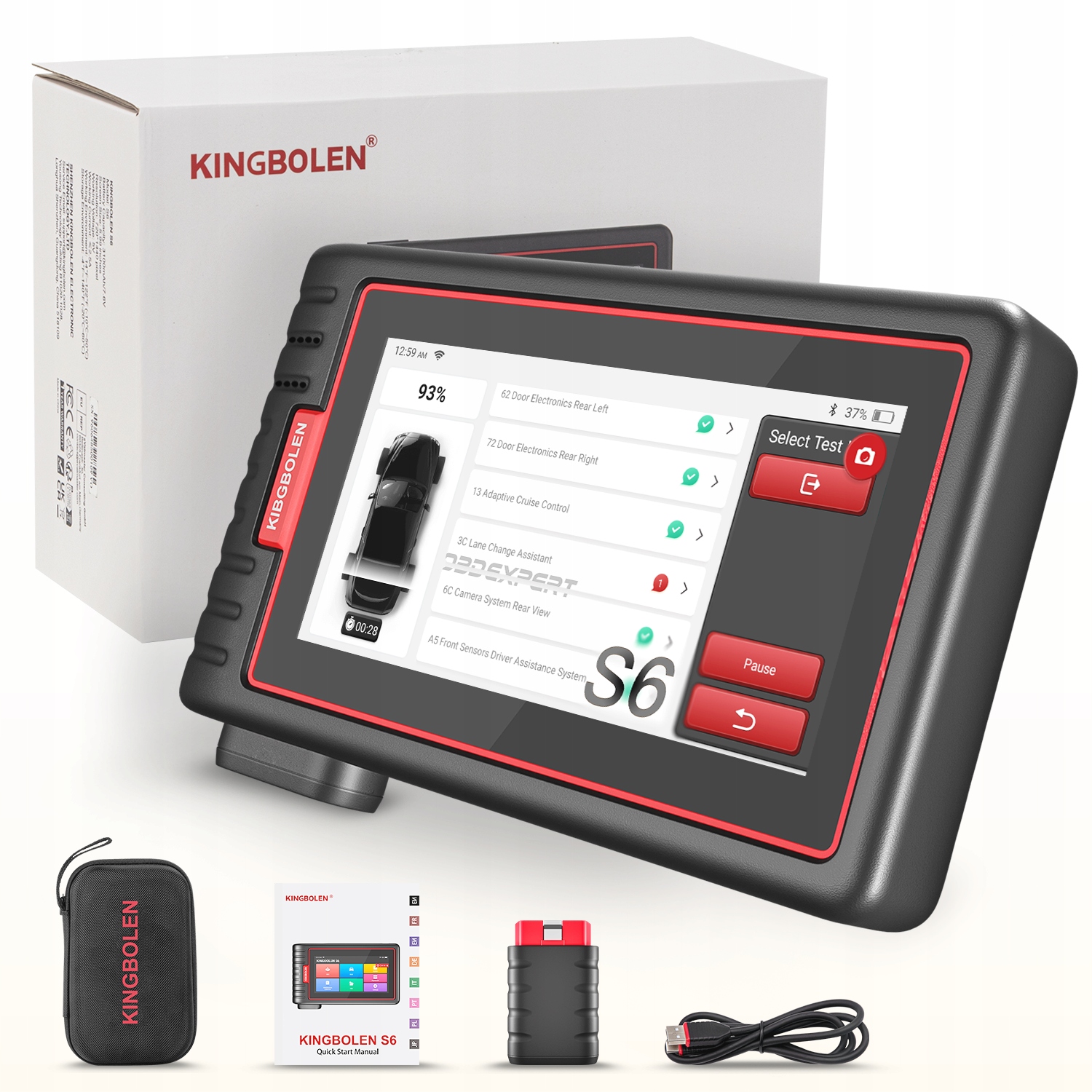 Kingbolen S6 Diagnostické Rozhranie 2025 Can-fd Prenosné Puzdro j.PL