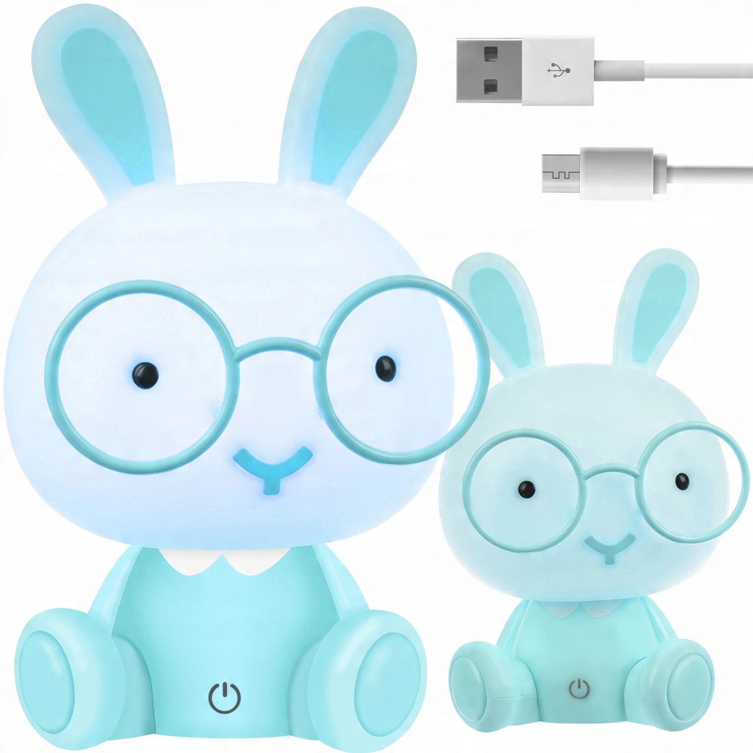 

Lampka Nocna Dla Dzieci 3 Tryby Królik Usb Led