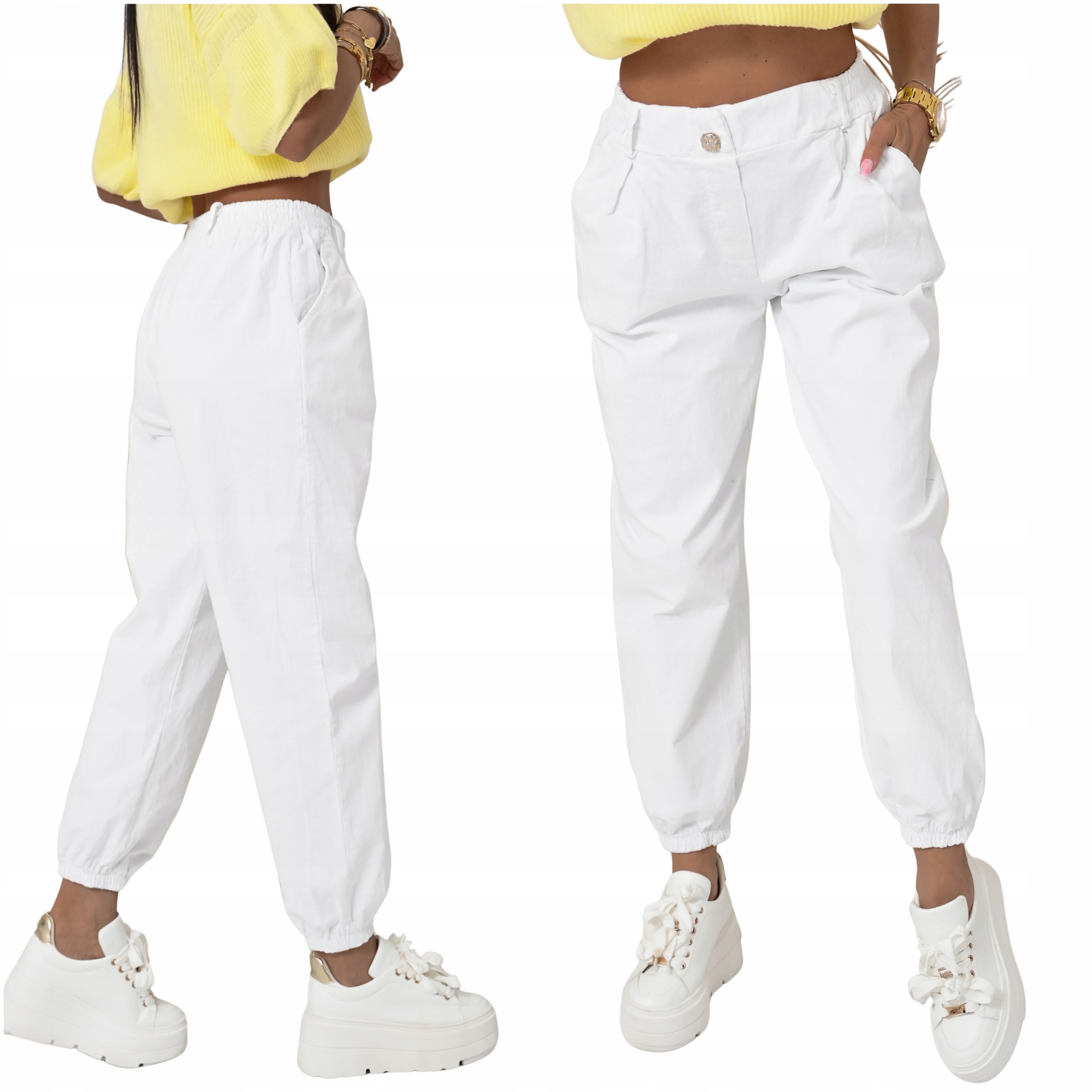 Rewelacyjne Sztruksowe Spodnie Joggery Ginger! WZ.1