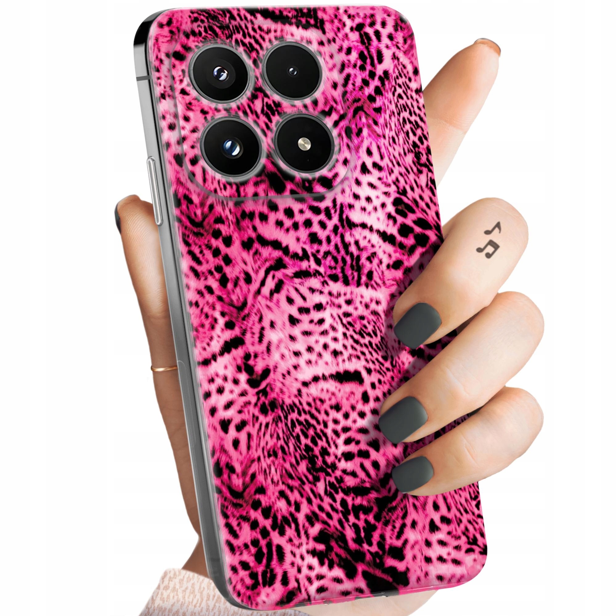 Etui Do Xiaomi 17 Futerko Futro Panterka Obudowa Pokrowiec Case
