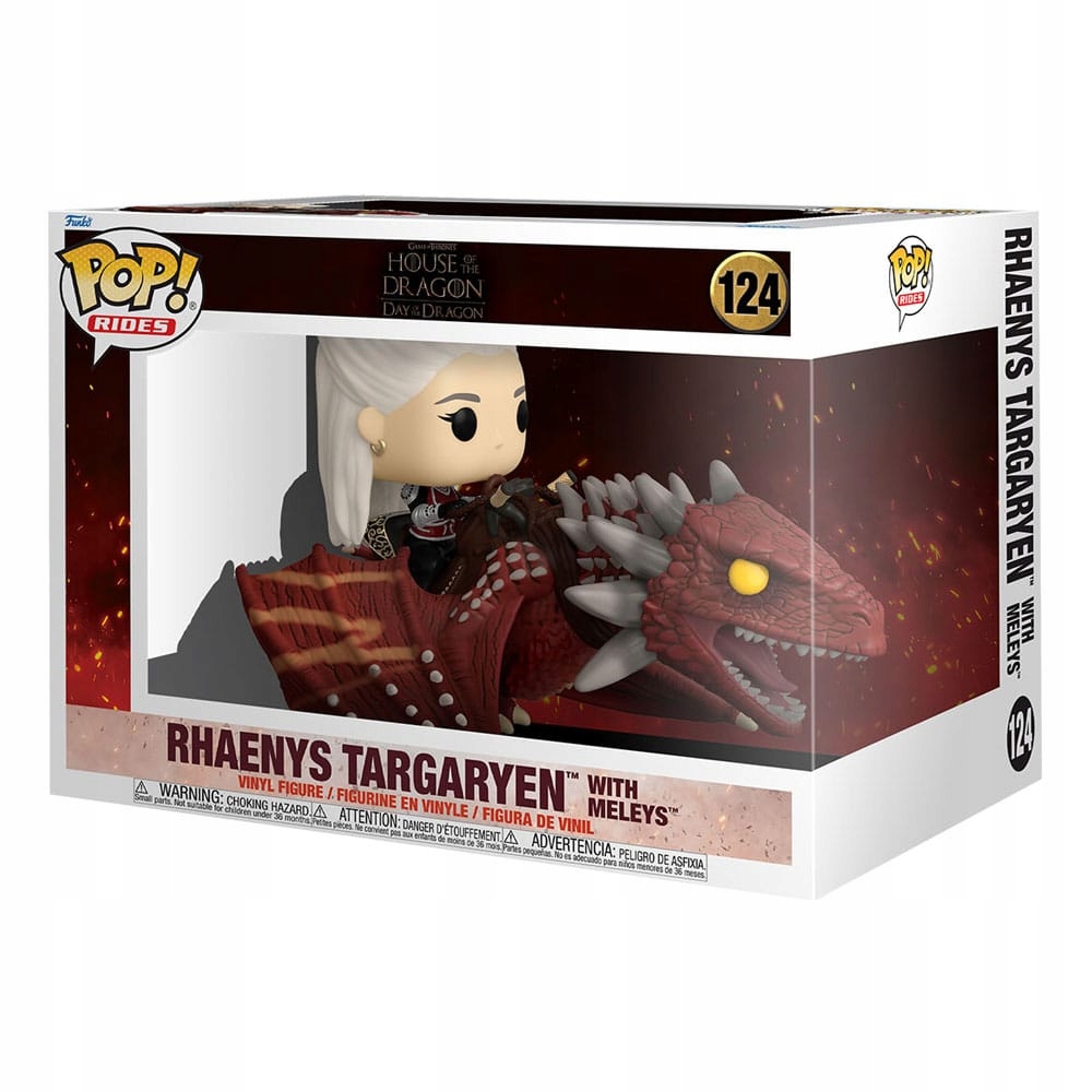 Figurka Funko Pop! #124 Rhaenys Targaryen with Meleys Dům draka