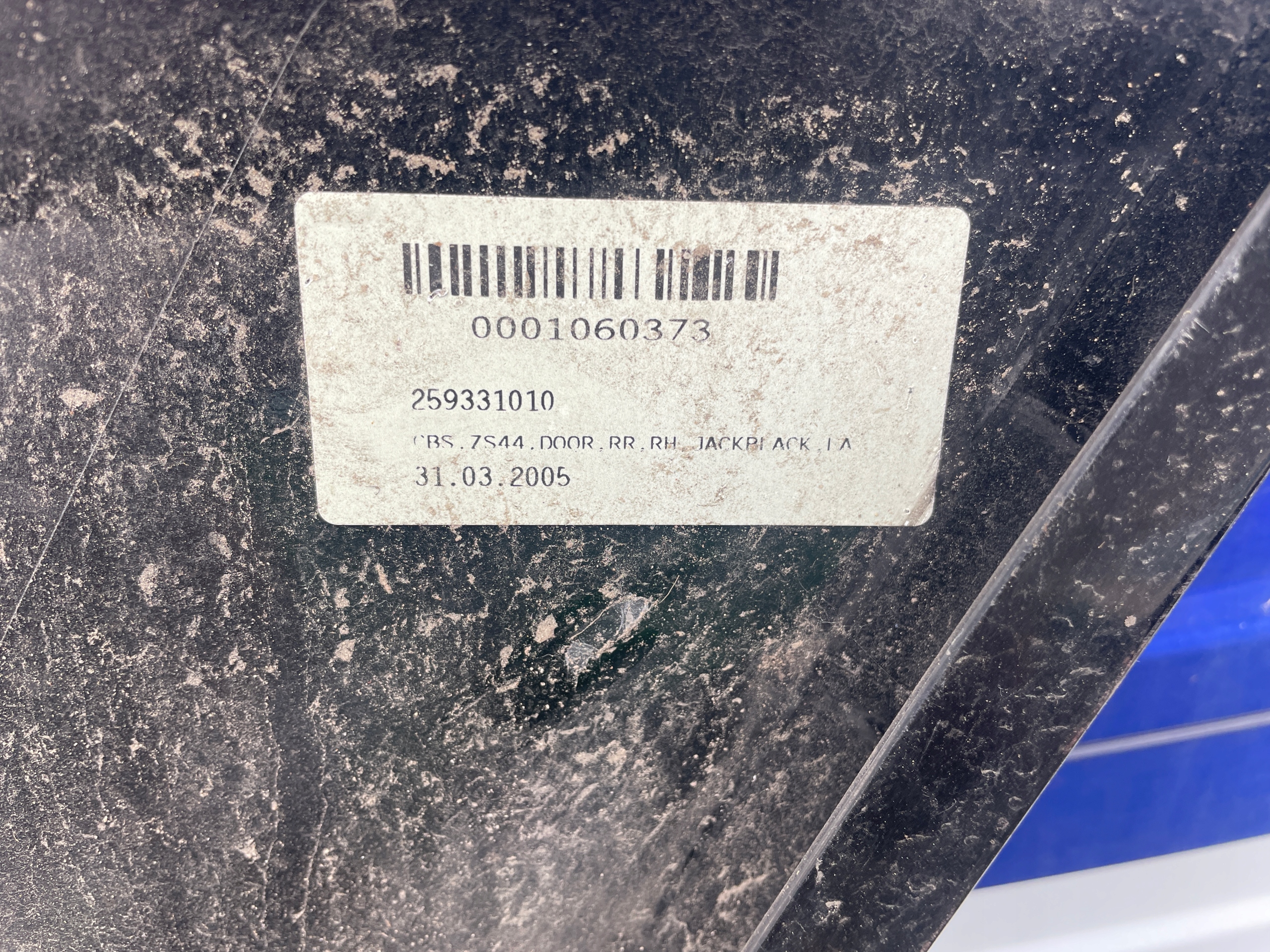 SMART 454 FORFOUR side door right rear part