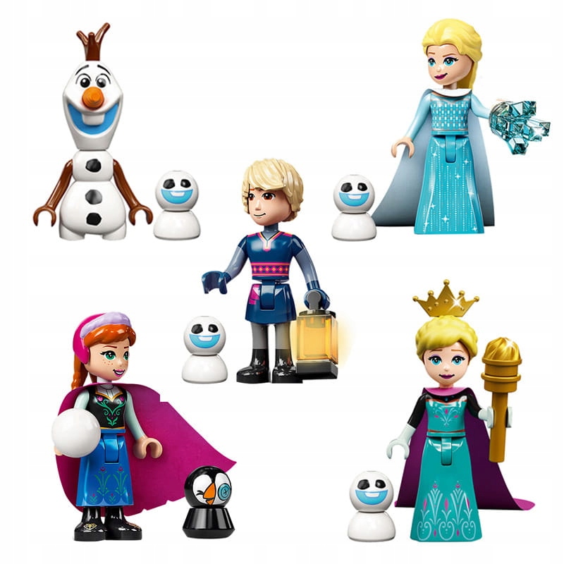 

Klocki księżniczka lodu Anna Elsa Kristoff Olaf