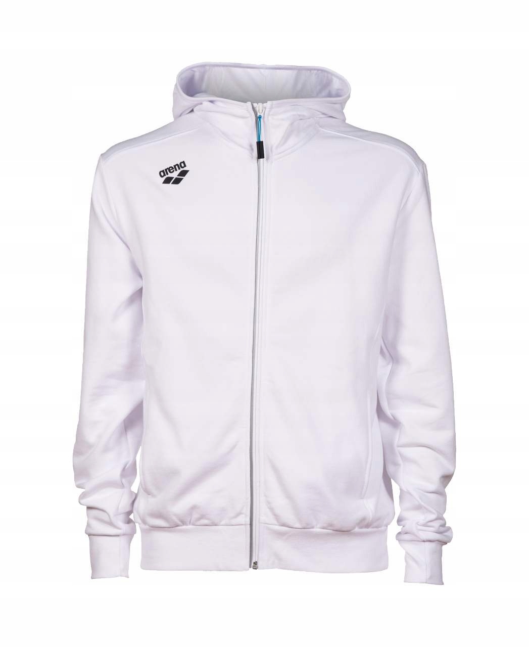 Mikina a zateplená sportovní bunda Arena Team Hooded Jacket Panel White vel. L