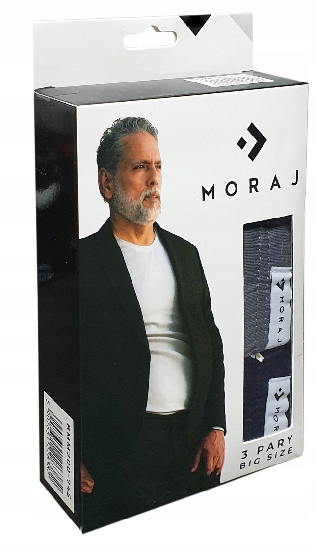SLIPY MAJTKI MĘSKIE 100% BAWEŁNA 3pak MORAJ 4XL Marka Moraj