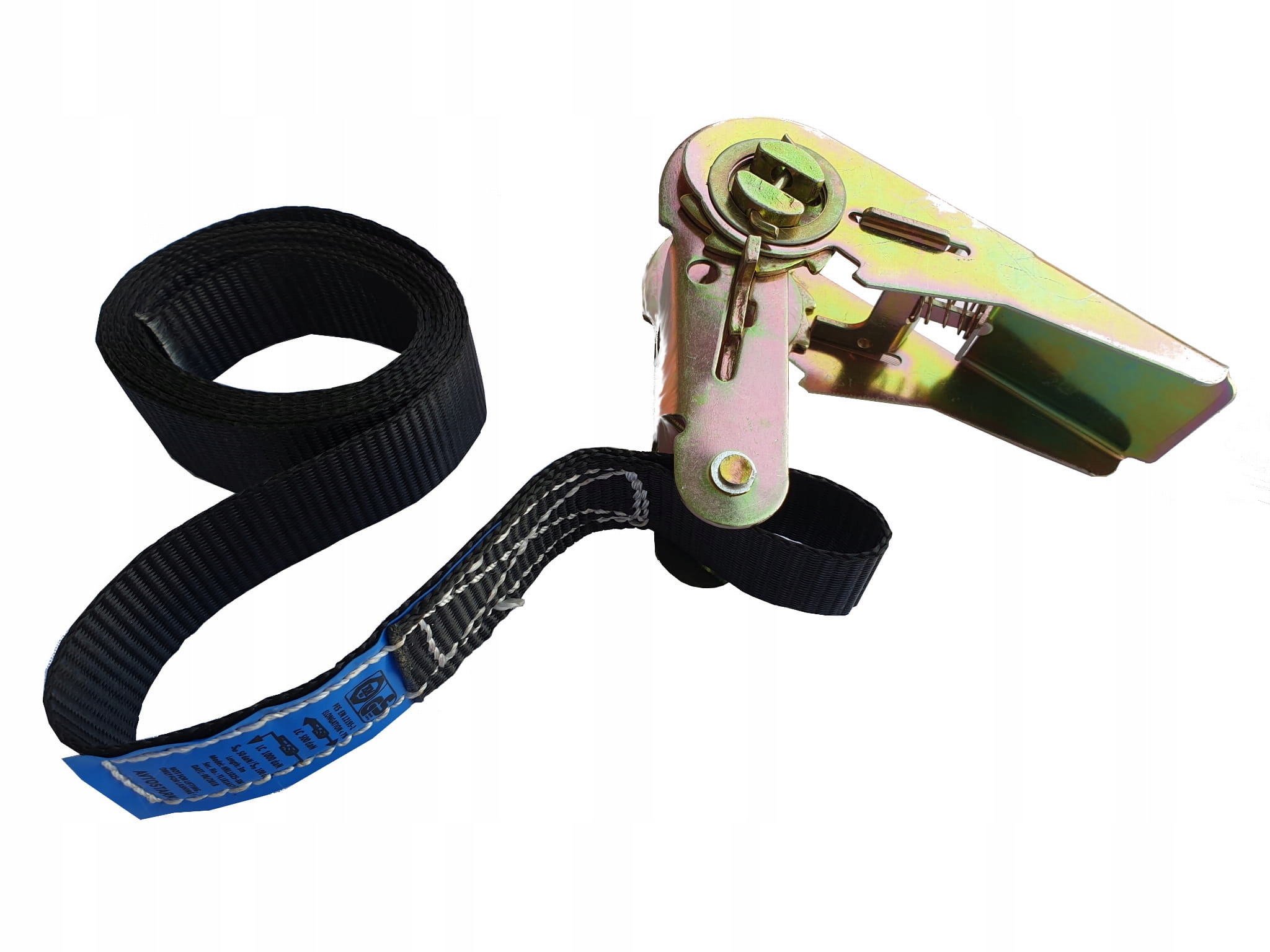 Pas transportowy do opasania czarny 0,5m 1T