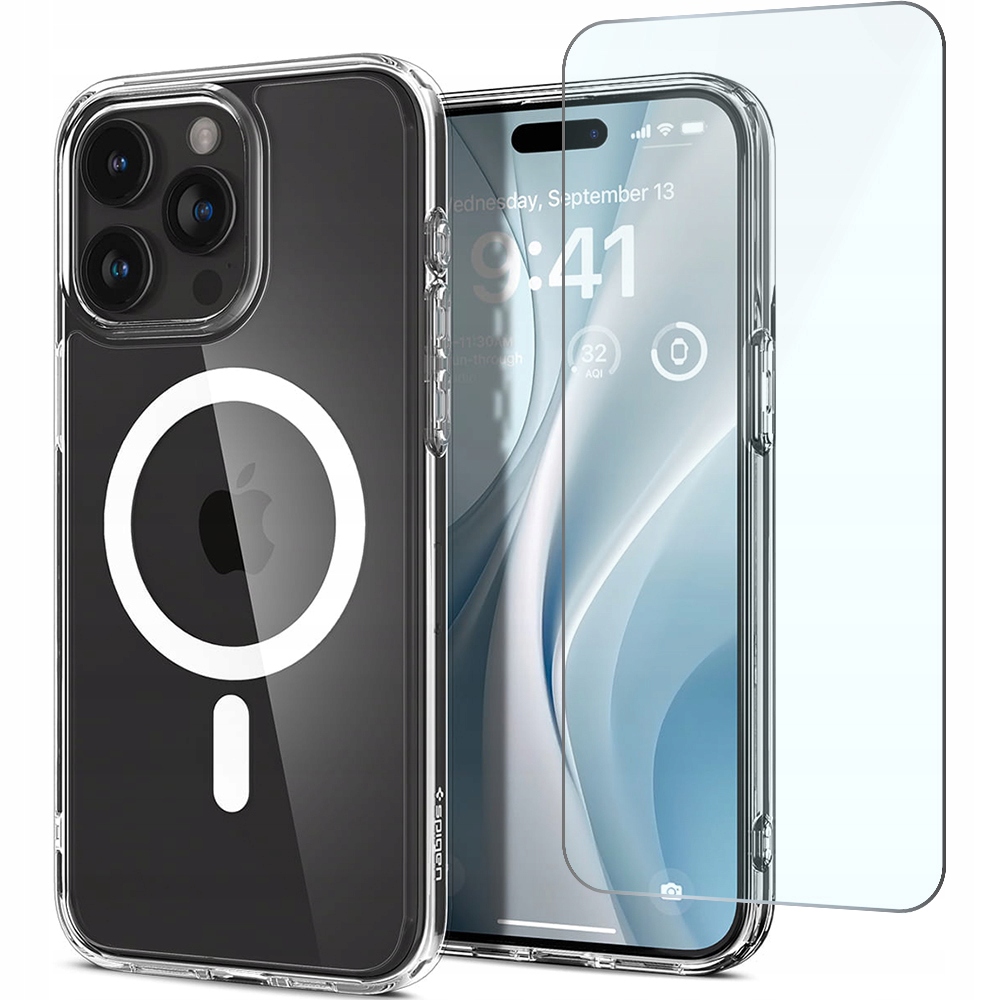 Etui Spigen do iPhone 15 Pro, mocne, ochronne, case do MagSafe szkło
