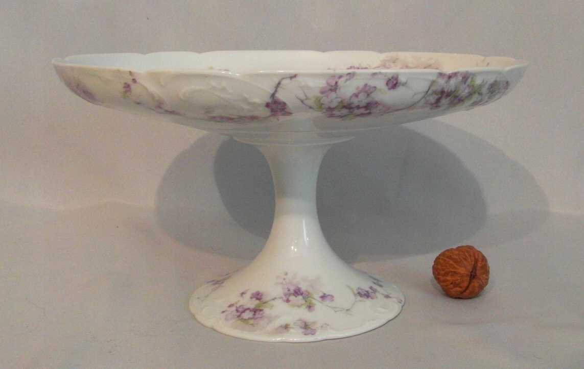 LIMOGES 1910r - patera na stopie ___ secesja