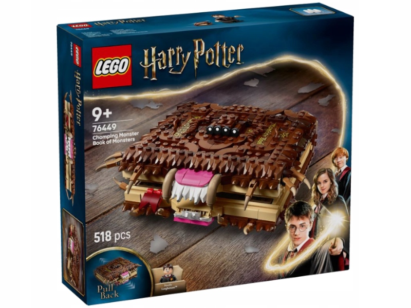 Lego 76449 Harry Potter sada Obludné obludárium se zuby 9+ 518ks