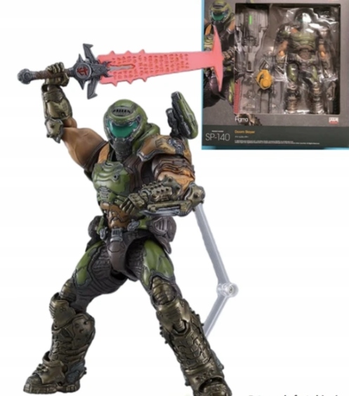 Doom Slayer Doom Eternal pohyblivá figurka 16 cm spousta doplňků