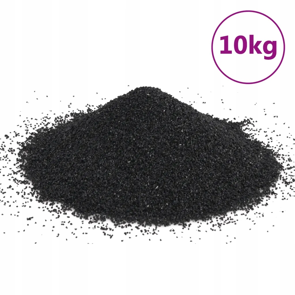 Levně Písek do akvária černý 0,2-2 mm 10 kg
