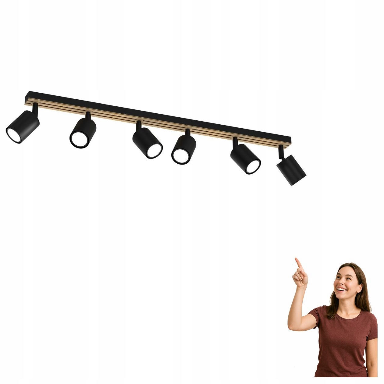 Šestibodová spotová reflektorová lampa Terra 9986 Luminex