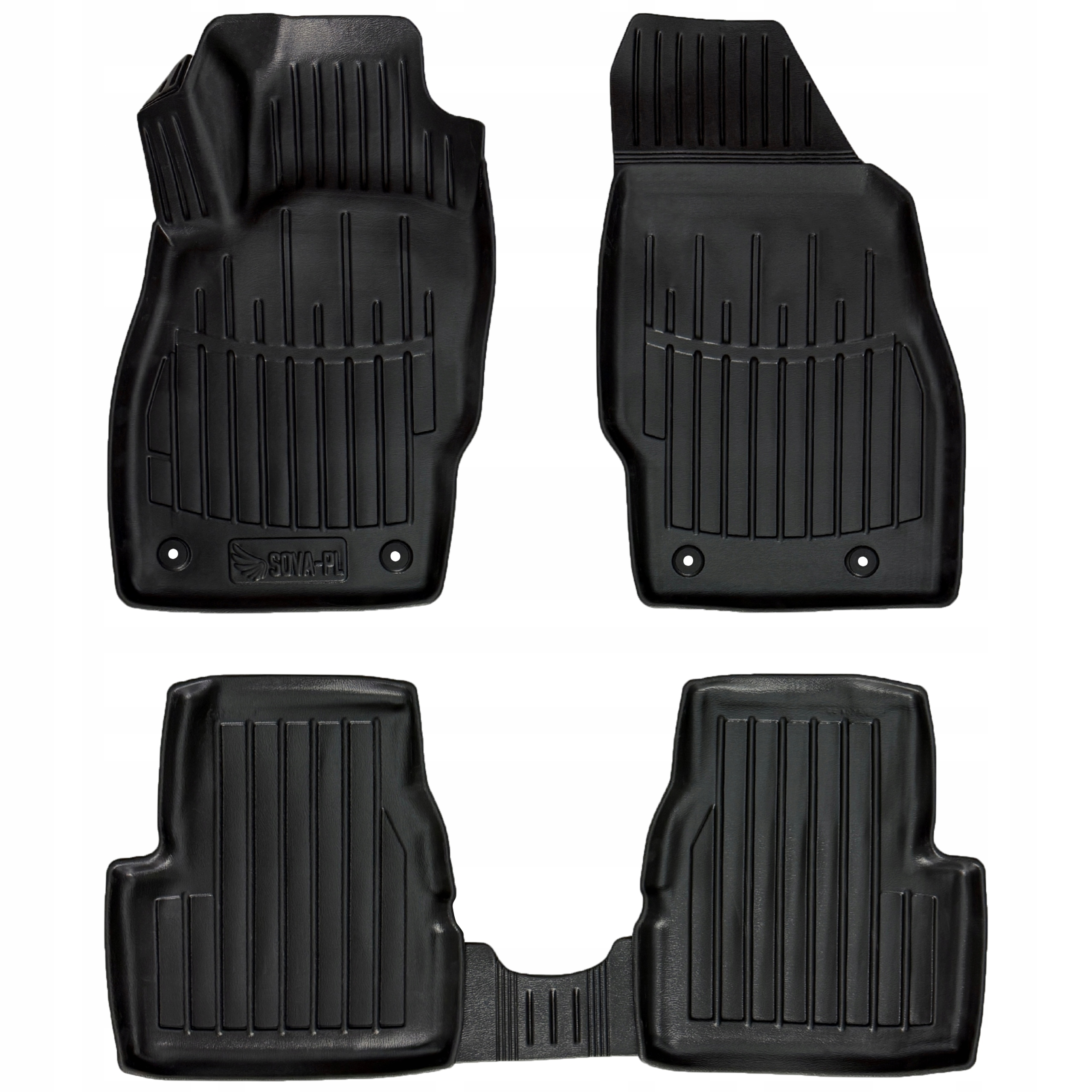 Dywaniki gumowe(TPE) Opel Corsa D (2006-2014)