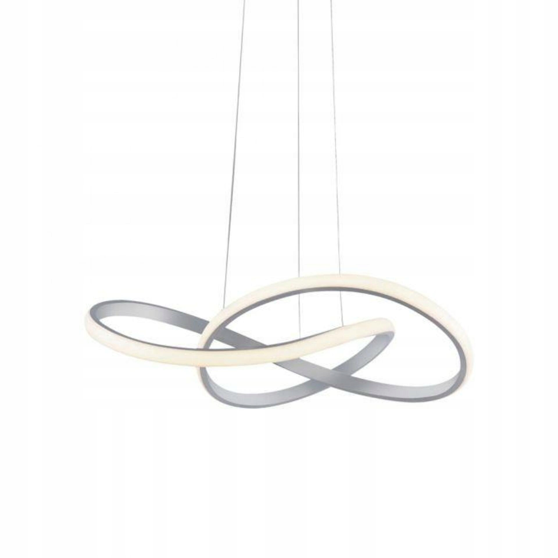 Led závěsné svítidlo Just Light, hliník, 25W, stmívatelné, Ø 57 cm