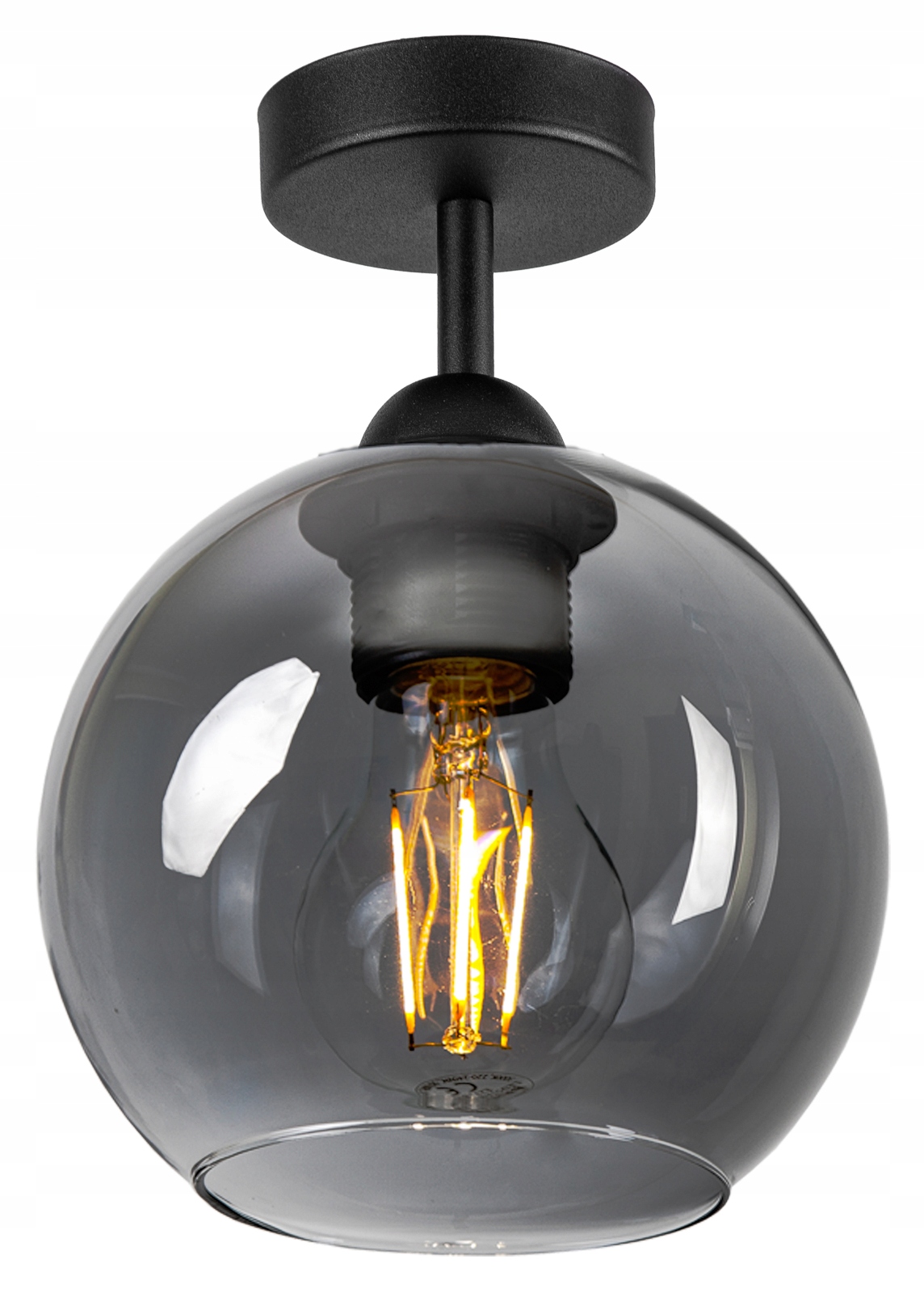 

Szklana Lampa Wisząca Sufitowa Żyrandol Kule Led