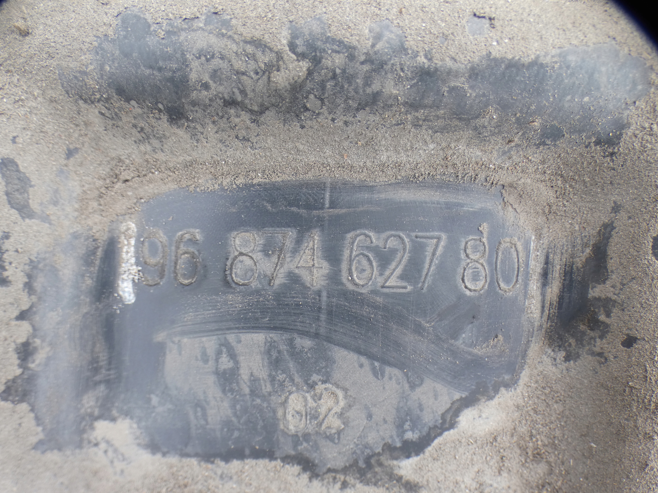 mudguard CITROEN C4 B7 II right left 9687462780 rear. rear part 2010