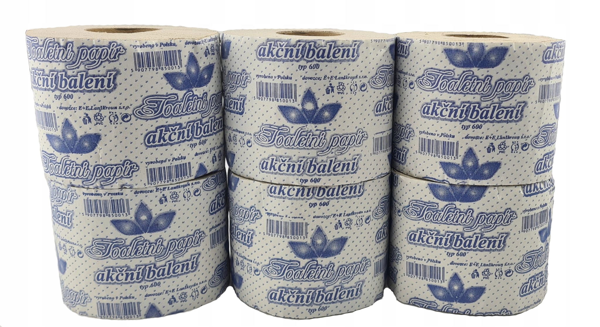 

Papier toaletowy szary ekologiczny 6 rolek