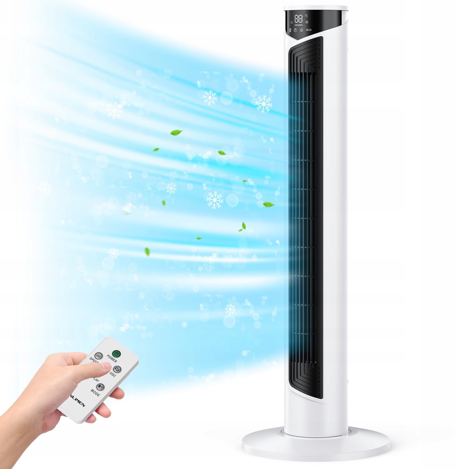 Klimatizátor Ventilátor Vežový Vonlimen Kolumna Diaľkový Ovládač Časovač 12H Sada