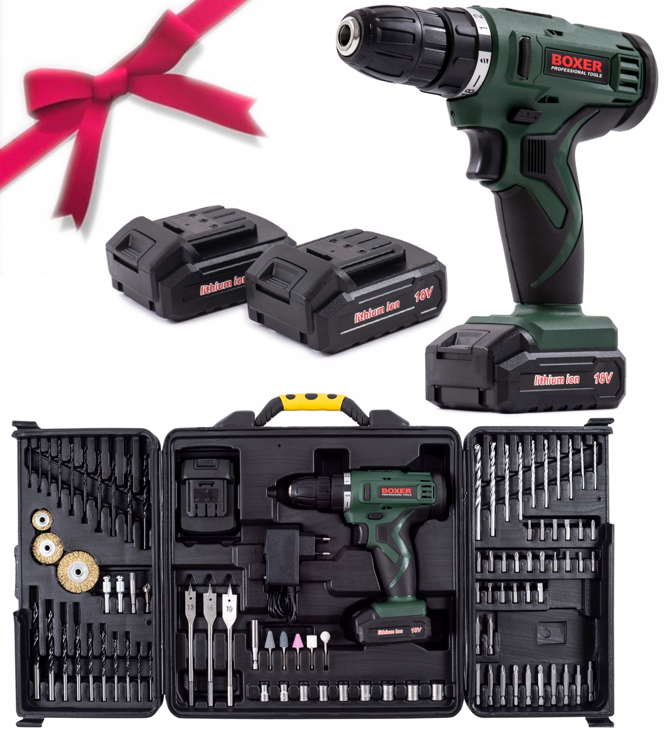 

Wkrętarka Akumulatorowa 18V + Zestaw 94 Prezent