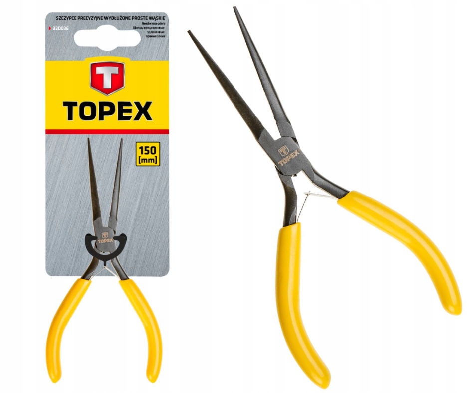 

Szczypce Precyzyjne Proste 150mm Topex 32D036
